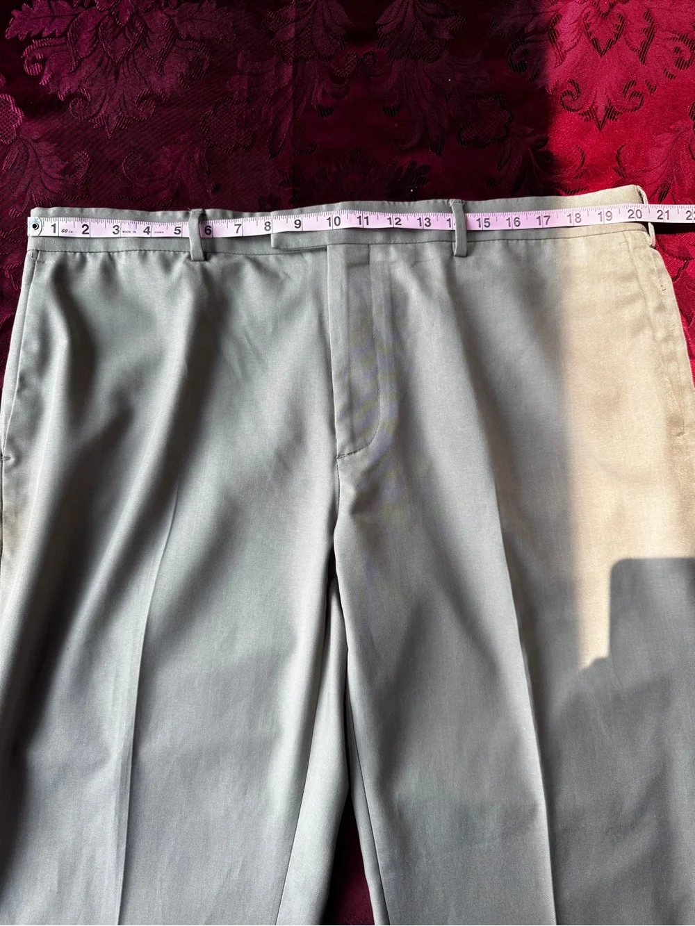 Men's Classic Dress Pants in Light Khaki